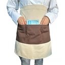 zittro Medio mandil delantal color Block Arena/Chocolate R92302-220