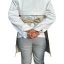 zittro Medio mandil delantal color Block Arena/Chocolate R92302-220