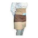 zittro Medio mandil delantal color Block Canela/Chocolate R92305-200