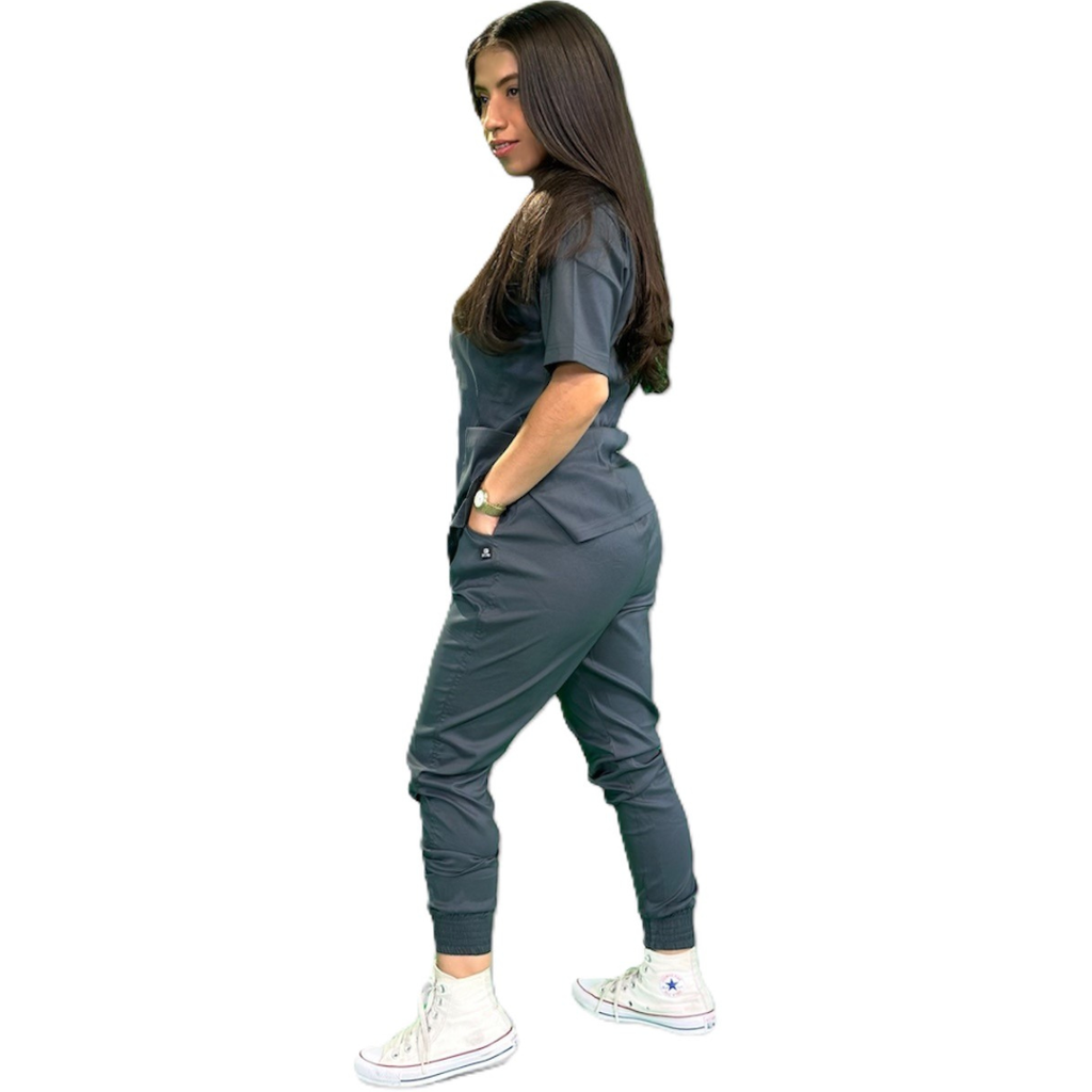 zittro Filipina Médica Lycra Mujer Gris Oxford M80202-000