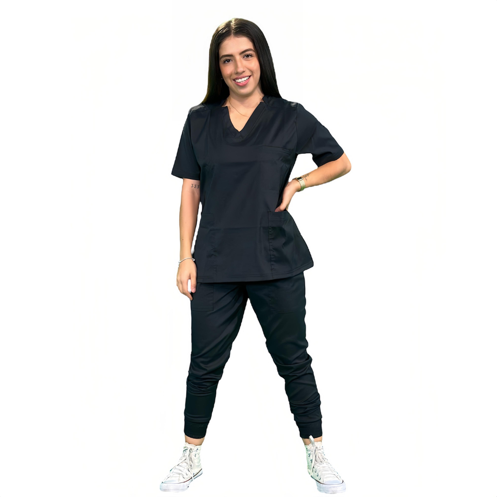 zittro Pantalón Médico Lycra Jogger Mujer Negro M81204-001