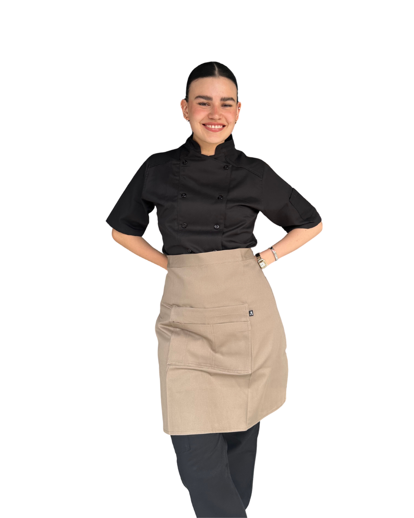 zittro Medio mandil delantal chef Canela. R92351-223