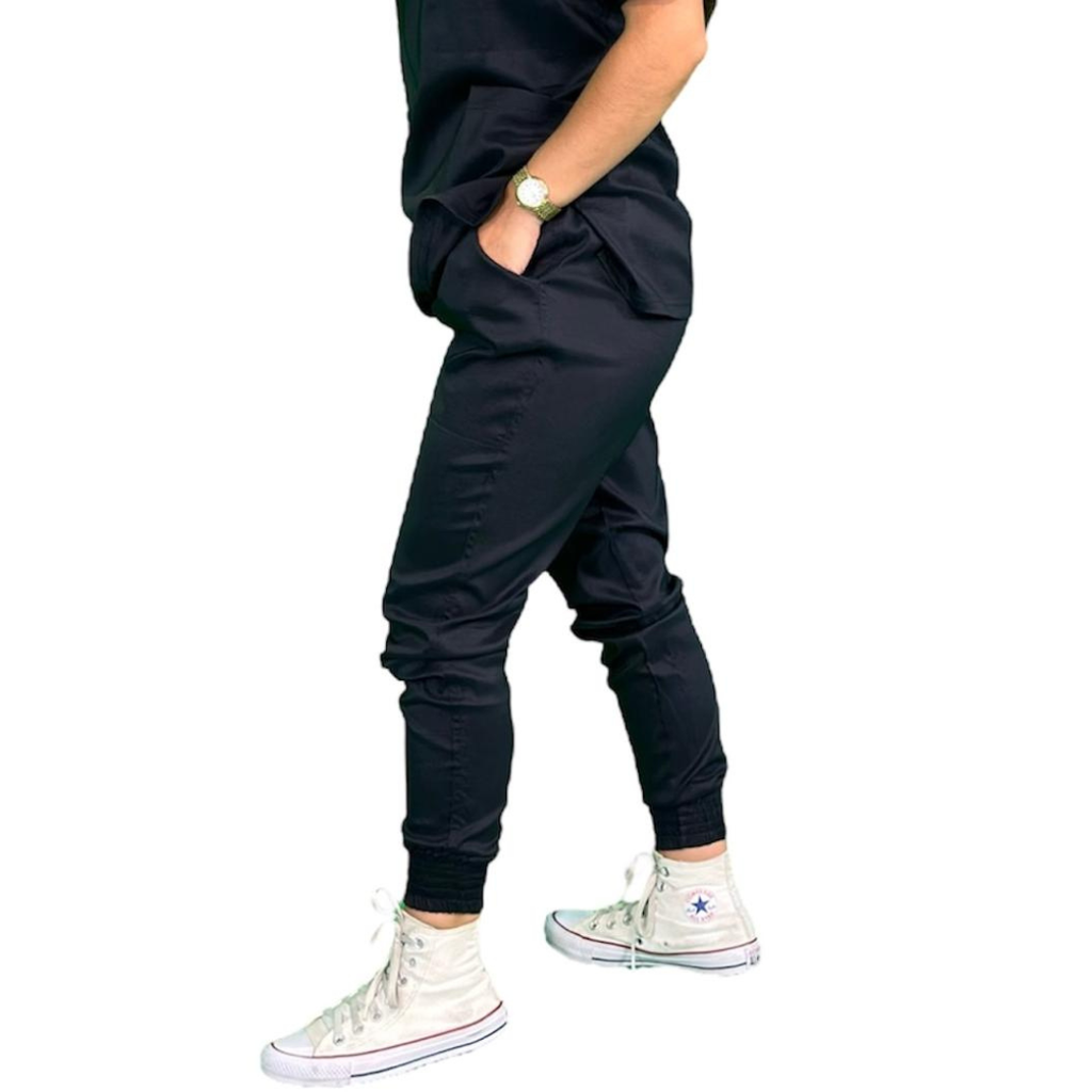[M81204 442 ECH] zittro Pantalón Médico Stretch Jogger Mujer Marino Rey (ECH)