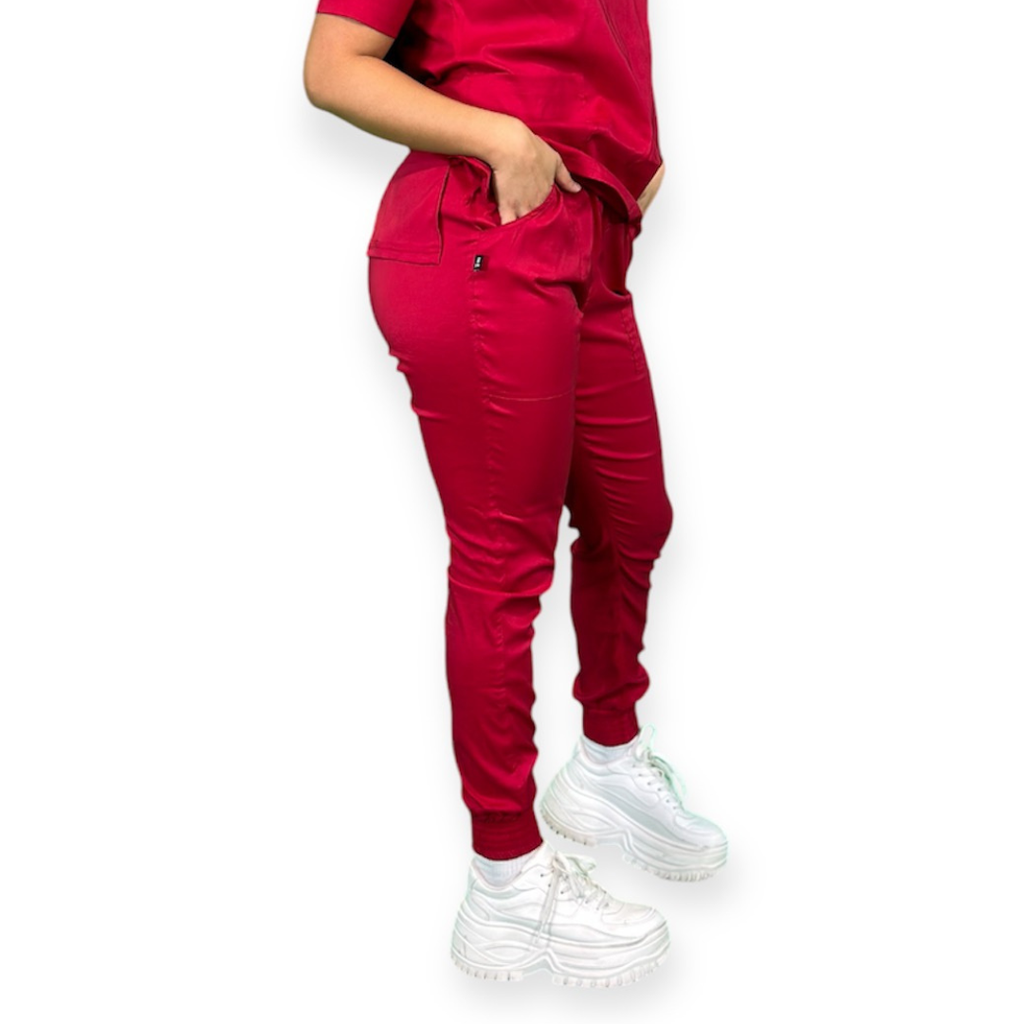 [M81204 551 ECH] zittro Pantalón Médico Stretch Jogger Mujer Rosa (ECH)