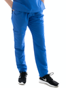 zittro Pantalón Médico Stretch Recto Hombre Azul