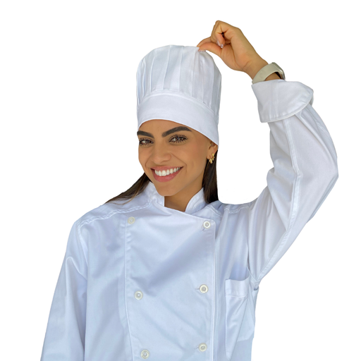 [R93301-100] zittro Gorro Pastelero Blanco